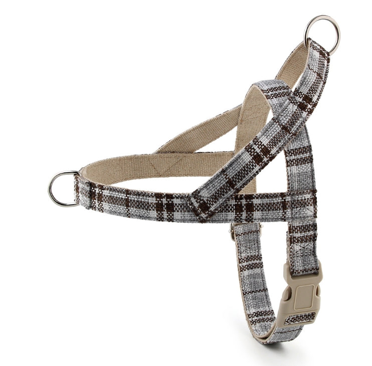 Eco-Friendly Cotton and Linen Quick-Wear Dog Harness Vest – Anti-Escape Leash for Small, Medium, and Large Dogs