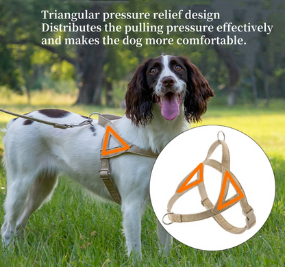 Eco-Friendly Cotton and Linen Quick-Wear Dog Harness Vest – Anti-Escape Leash for Small, Medium, and Large Dogs