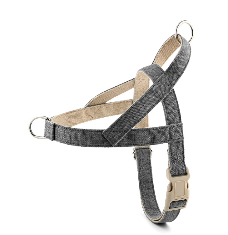 Eco-Friendly Cotton and Linen Quick-Wear Dog Harness Vest – Anti-Escape Leash for Small, Medium, and Large Dogs