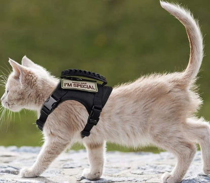 Adjustable Vest-Style Cat Harness with Leash – Anti-Escape for Outdoor Use