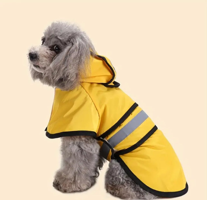 Raincoat for Large Dogs: Reflective Pet Raincoat for Golden Retrievers and Big Dogs