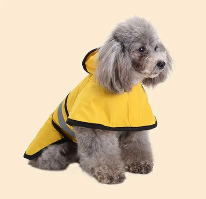 Raincoat for Large Dogs: Reflective Pet Raincoat for Golden Retrievers and Big Dogs