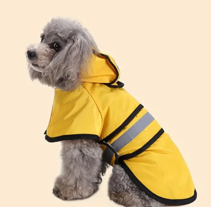 Raincoat for Large Dogs: Reflective Pet Raincoat for Golden Retrievers and Big Dogs