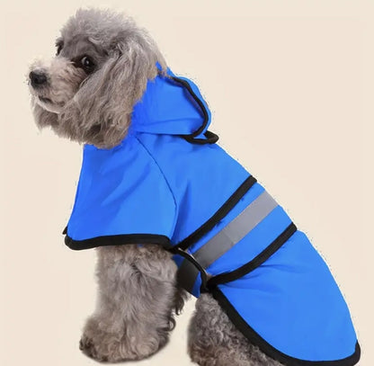 Raincoat for Large Dogs: Reflective Pet Raincoat for Golden Retrievers and Big Dogs