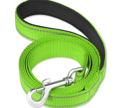 Solid Colour Nylon Dog Leash - Candy Colour Pet Walking Leash, Pet Supplies, Cats & Dogs