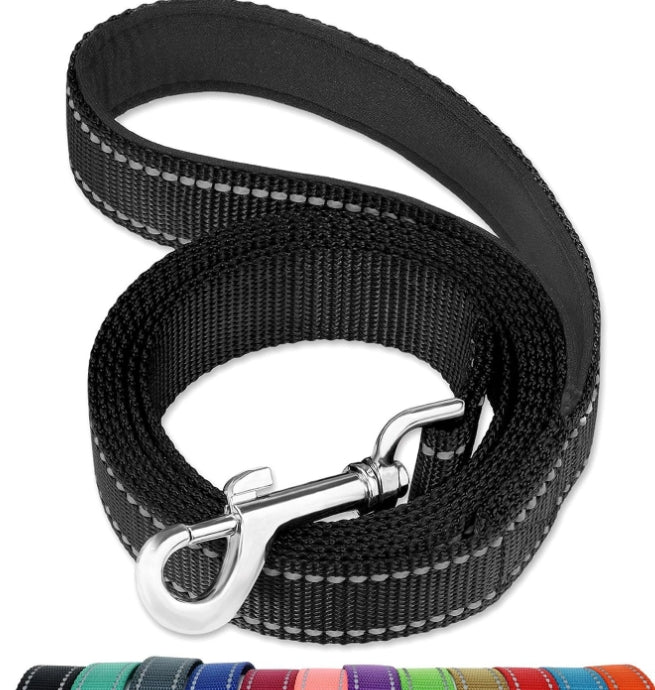 Solid Colour Nylon Dog Leash - Candy Colour Pet Walking Leash, Pet Supplies, Cats & Dogs