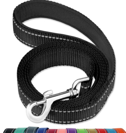 Solid Colour Nylon Dog Leash - Candy Colour Pet Walking Leash, Pet Supplies, Cats & Dogs